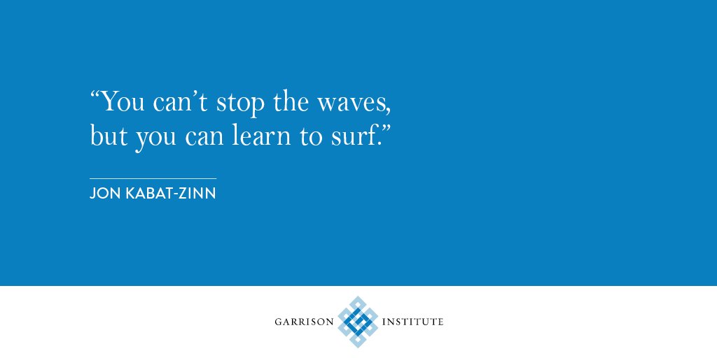 GarrisonInst's tweet photo. Thanks for last night @jonkabatzinn! Here's some #WednesdayWisdom. #mindfulfuture https://t.co/h393zcdzdL