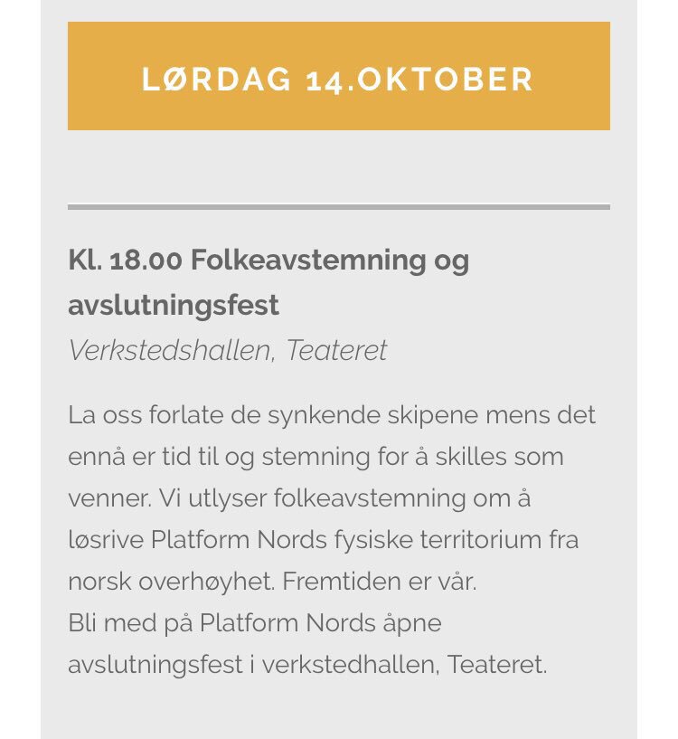 Your Vote Counts! #referendum on the new #Nordic state #Transnordania October 14th 18pm platformnord.com