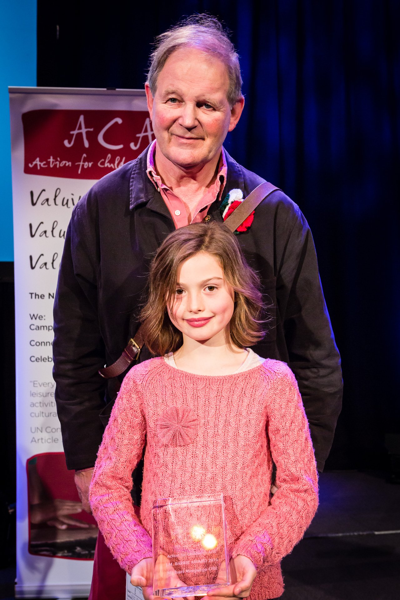 A very Happy Birthday to ACA patron and 2016 JMB Award-winner Michael Morpurgo.  to last year\s awards 