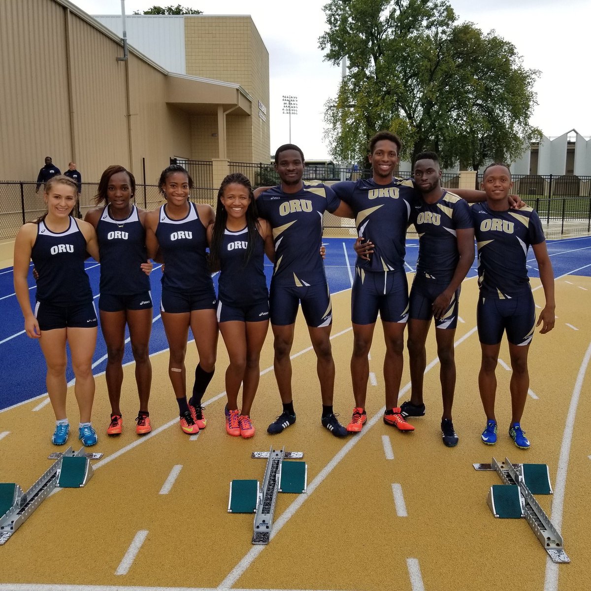 DABAEHR's tweet photo. Such an exciting day at ORU! Our T&amp;F and Tennis Teams have new homes! Thank you @ONEOK this could not have been done without you! https://t.co/Nm79Hw43Kc