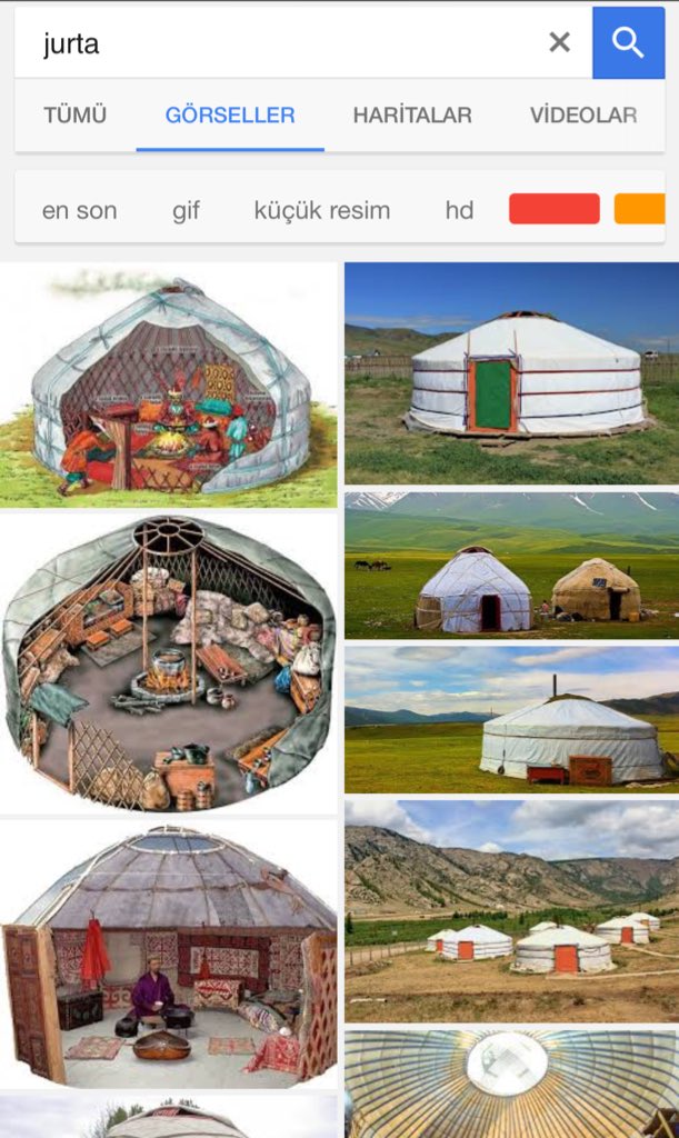 Bir ek; Macarlar "Yurt" için "Jurta" diyorlar. Yurt kelimesinin yaygınlığını anlamak için yurt design/yurt house şeklinde arayabilirsiniz.
