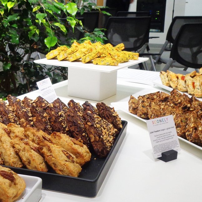 We loved sharing our scones with #investors at @LACIncubator first Pitch Day event in #DTLA #LACIpitchday #startups #Entrepreneurs