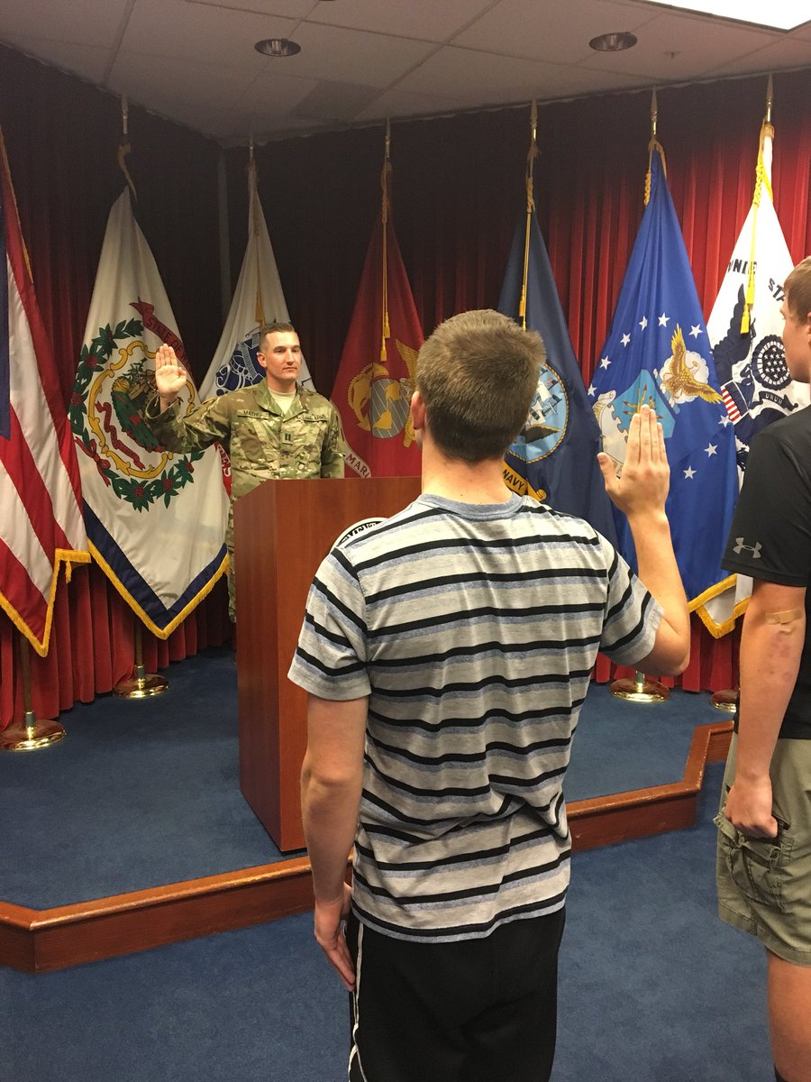 MilitaryMikeUSA's tweet photo. Congrats goes out to Chase Nickel for joining the Ohio Army National Guard today as Military Police. Welcome to the team.  #nationalguard https://t.co/HRnWQtlIfj