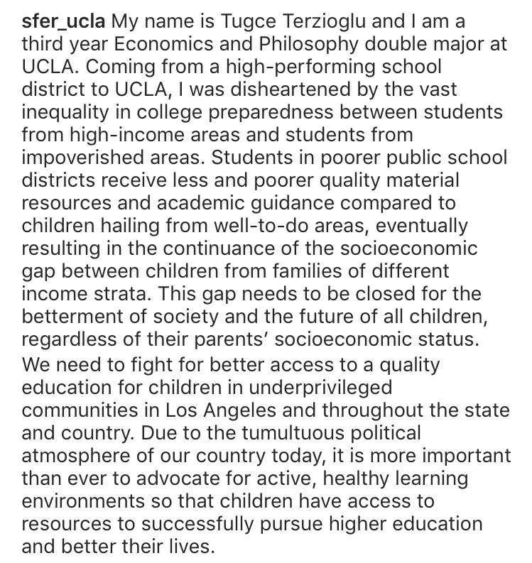 SFERUCLA's tweet photo. Get to know Tugce &amp; her story about Educational Justice https://t.co/VjDzlPN67r
