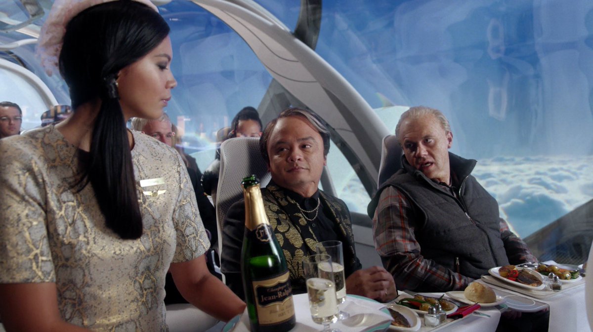 In the future, our beloved Jean-Ralphio Saperstein has his own champagne company.