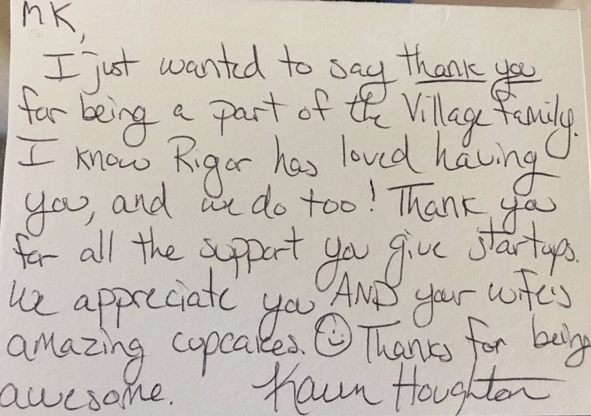 musaddeqkhan's tweet photo. Thank you @kc_houghton for making my day!! Grateful to @craighyde @TeamRigor @ATLTechVillage to let me #payitforward #entrepreneurs https://t.co/RNg22bNs0V