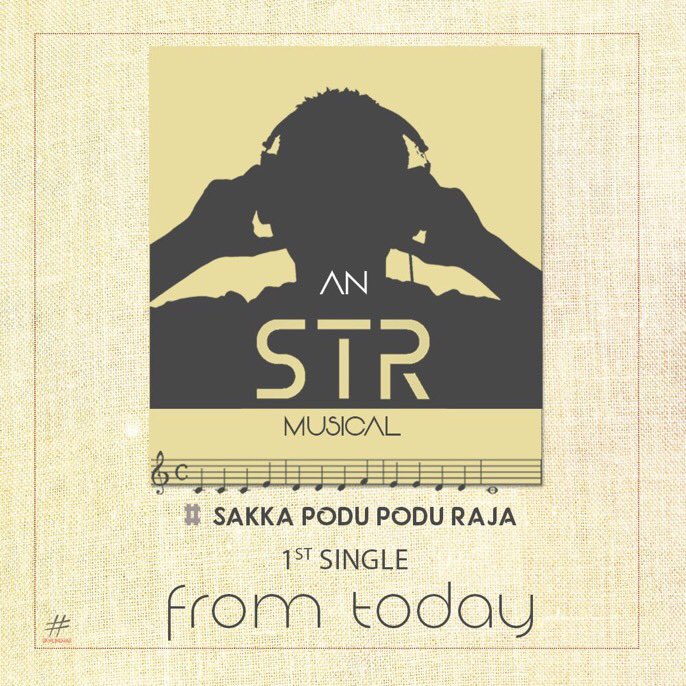 artistryhere's tweet photo. @iamsanthanam’s #SakkaPoduPoduRaja’s first single to be out today✌️ Excited #STRMagic 🎙️ #STRAnirudh https://t.co/TZTvWT5Ogu