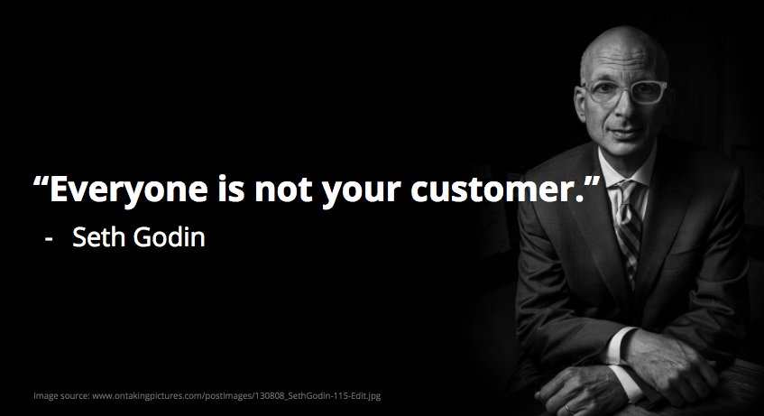 Great quote shared by <a href="/CircusSocial/">Social Circus</a> to remind us all to stay focused on our customer, not everyone else. 🎯  #SocialROI