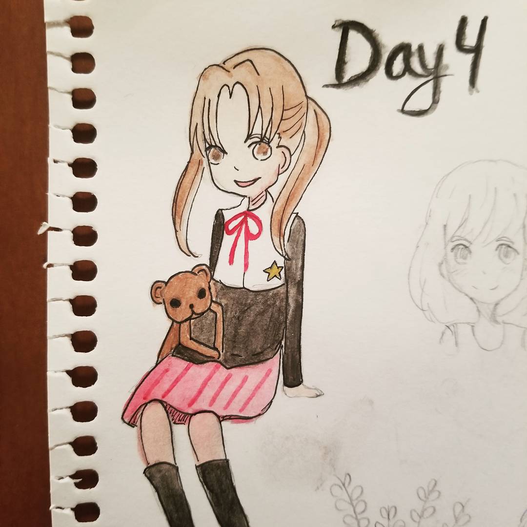 ryludington's tweet photo. #inktober2017 Days 1-4 #inktober #WoodlandCreatures #Voices #anime #fanart #TwinGuardians #FoxFever #GakuenAlice #amwriting https://t.co/8penhccLL4