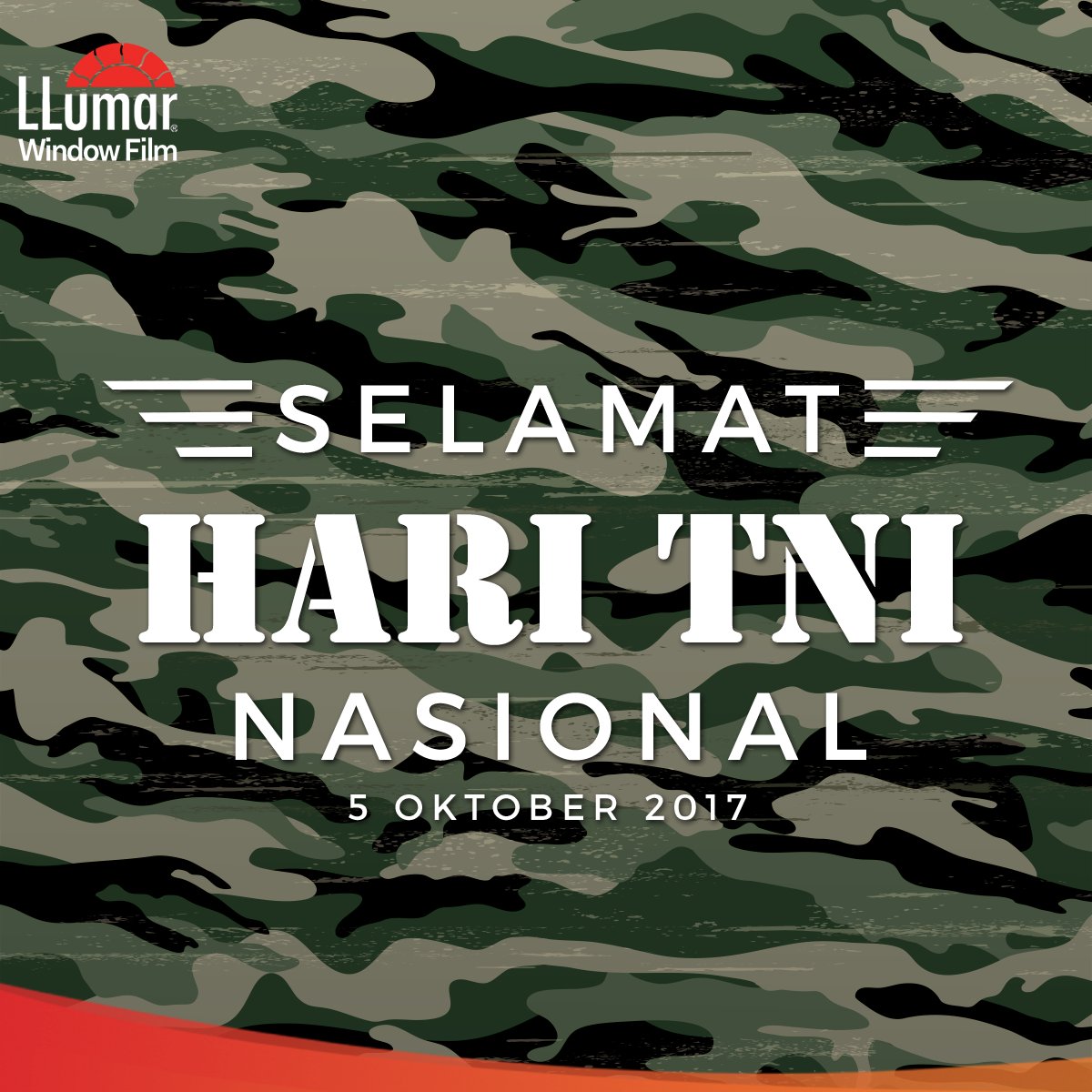 Selamat Hari TNI Nasional! 'Patriot Sejati dan dicintai Rakyat'.  #haritninasional #LLumarIndonesia #windowfilm #TSER #StaySafeWithLLumar