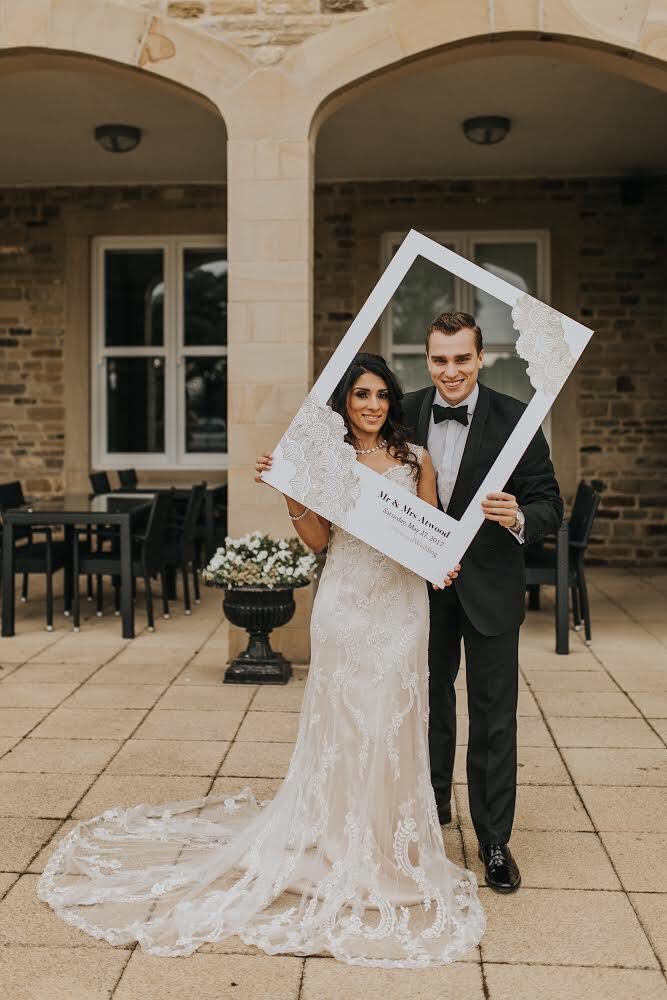 B__STATIONERY's tweet image. Add a bit of fun into your wedding with a personalised selfie frame! #selfie #weddingfun #bride2be #