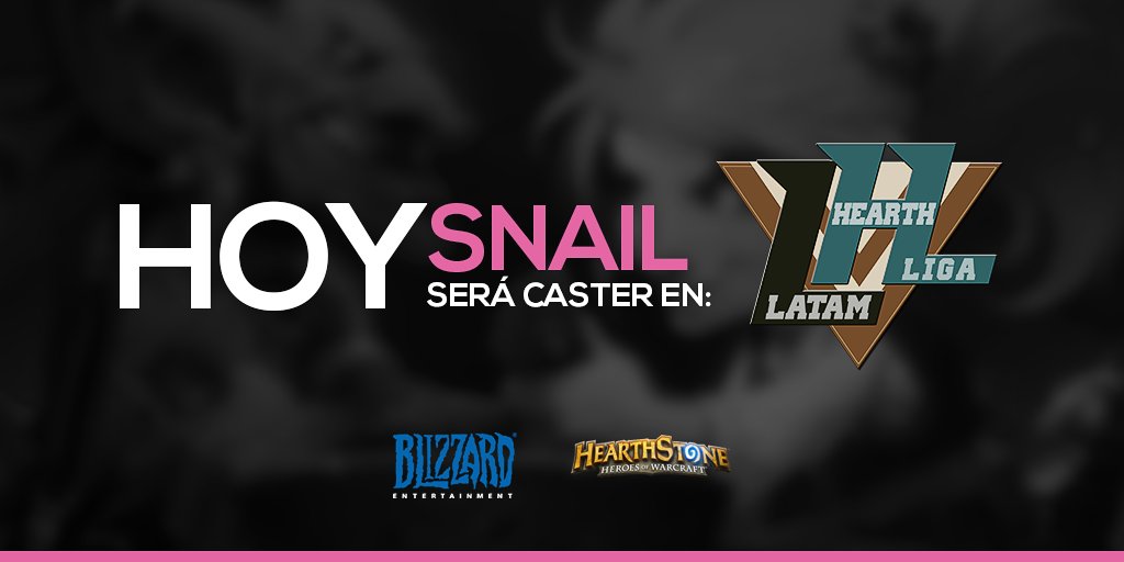 miamiflamingos's tweet photo. #Hearthstone | Nuestro player @SnailArg estará casteando para la #LatamHearthliga hoy 21:30hs.

LINK: https://t.co/Hx08VQaxMY 

#GoSnail 🐌🇦🇷 https://t.co/OPCehFxLuC