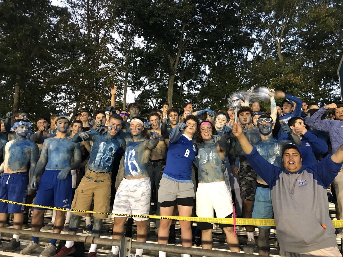 Student section is packed for our <a href="/KRHSGirlsSoccer/">Kittatinny Girls Soccer</a>! #CougarPride