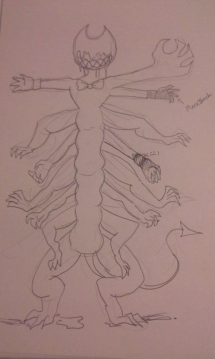 DevilInkBoy's tweet image. //I made the body and the faces how you wanna look so yhea i made this quick ! :3 for @themeatly // #Batim #Prototype #F.B.C