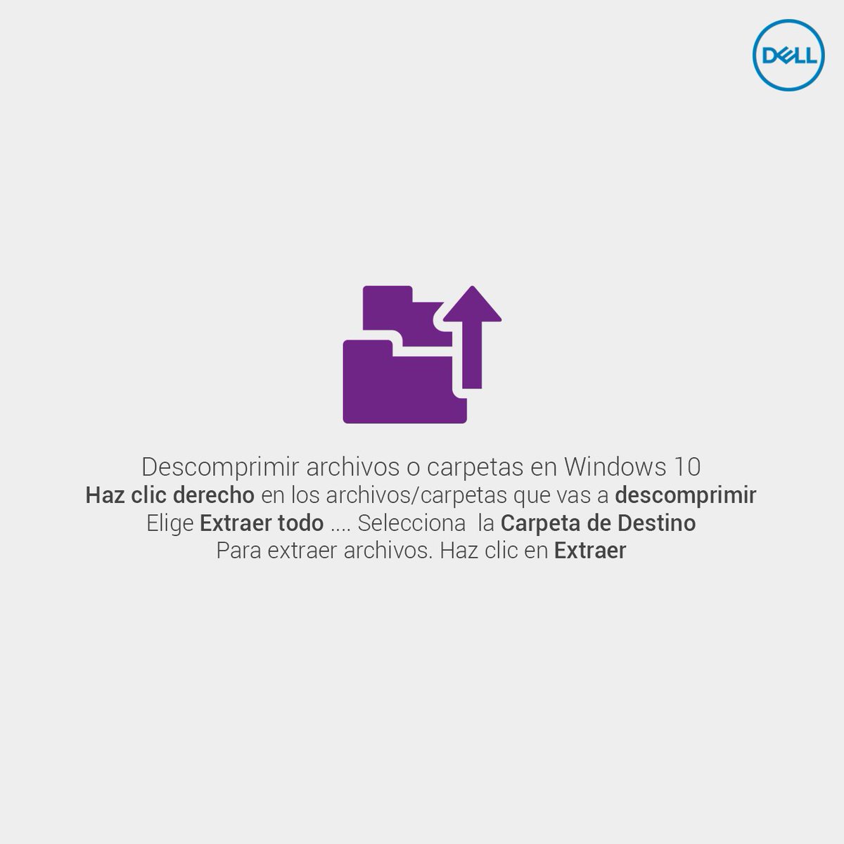DellAyuda's tweet photo. ¿Sabes que puedes #comprimir y #descomprimir archivos directamente en #Windows10?
¡Mira como hacerlo aquí! 🗜
🌐 https://t.co/KdYNcIsWjN https://t.co/FORbDU4y3f