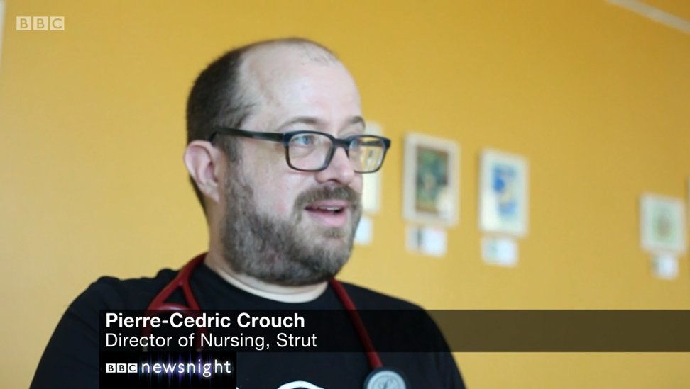 Hadley Stewart (@wordsbyhadley) on Twitter photo Great to see <a href="/strutsf/">Strut</a> clinic being featured on tonight's <a href="/BBCNewsnight/">BBC Newsnight</a> -like the idea of a glass fronted clinic! <a href="/SFAIDSFound/">San Francisco AIDS Foundation</a> <a href="/JamesClayton5/">James Clayton</a> Great to see <a href="/strutsf/">Strut</a> clinic being featured on tonight's <a href="/BBCNewsnight/">BBC Newsnight</a> -like the idea of a glass fronted clinic! <a href="/SFAIDSFound/">San Francisco AIDS Foundation</a> <a href="/JamesClayton5/">James Clayton</a>