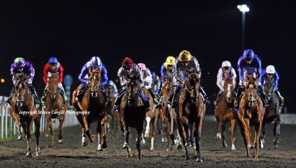 Steven_Cargill's tweet photo. Debut; @AlShaqabRacing gelding KASSAR (gold cap) wins 8f 2yo novice race @kemptonparkrace tonight for @DarleyStallions Exceed And Excel https://t.co/GkoqP1efDm