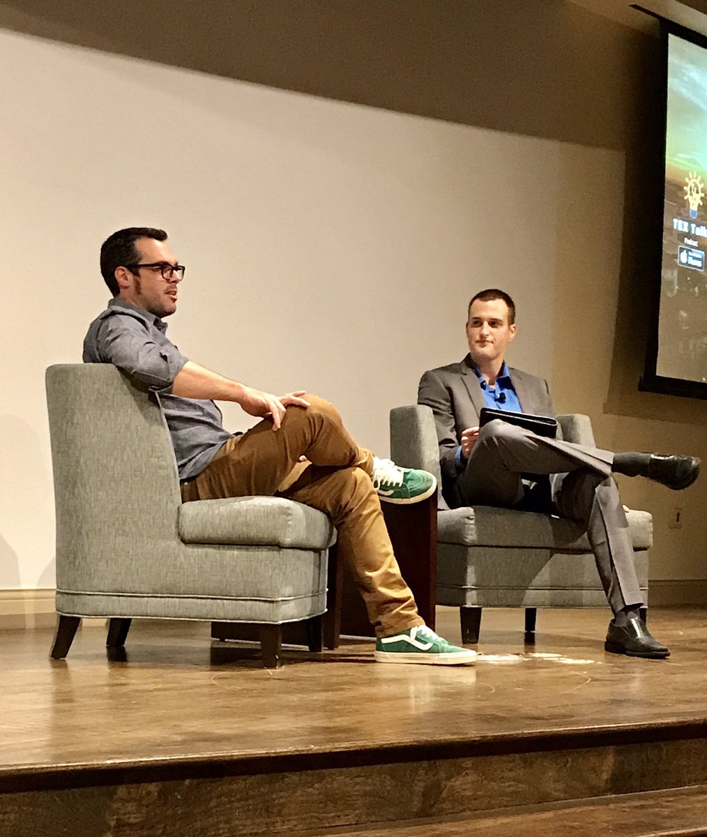 We're live with <a href="/bbqfranklin/">aaron franklin</a>! <a href="/FranklinBbq/">Franklin Barbecue</a> #textalks #whymccombs @UT_KelleherCntr