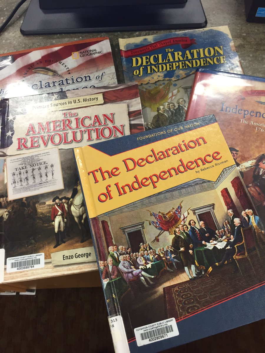 PCSDHistory's tweet image. Finding some books to help our EL Ss learn our founding documents! Our libraries rock @CuyahogaLib your staff is awesome! #historyrocks