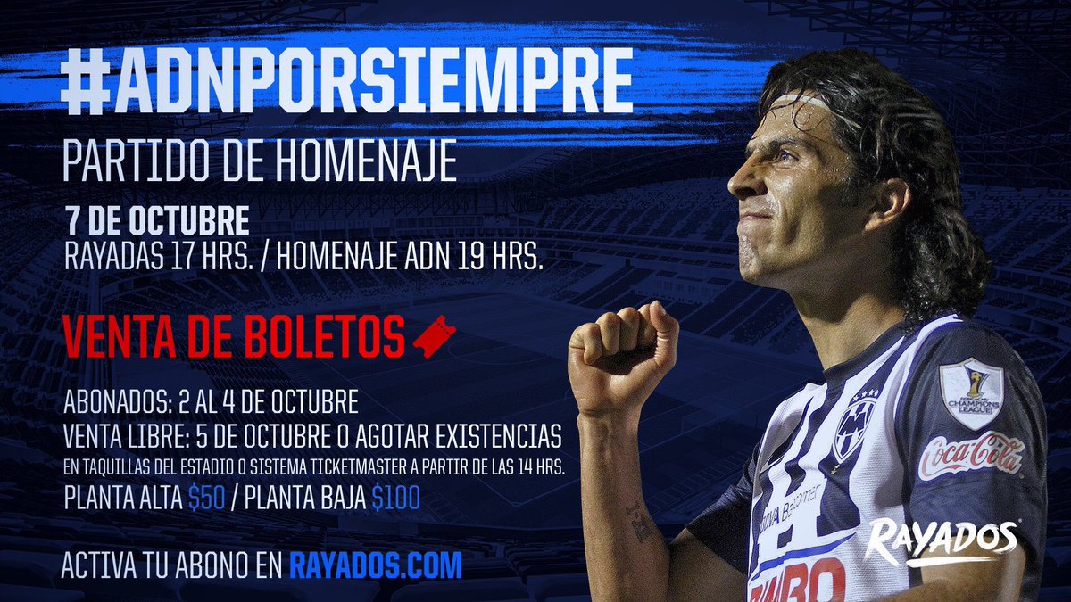 Rayados on Twitter "🚨Rayados, hoy es el último día para activación de