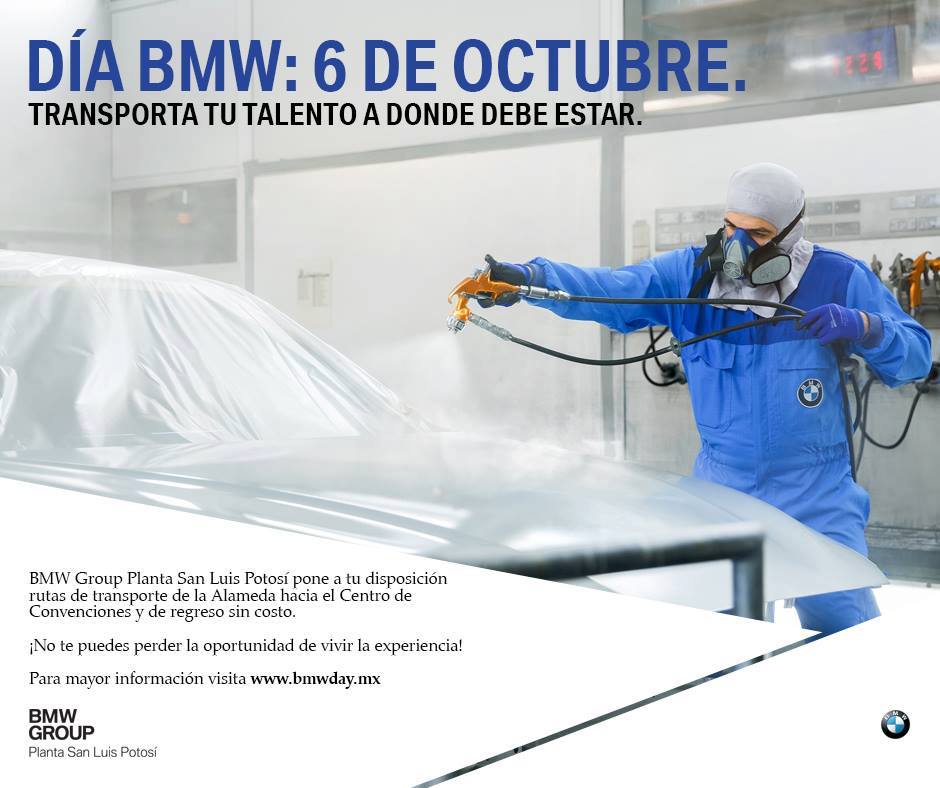 GobEdoSLP's tweet photo. #DíaBMW Conoce sus ofertas laborales este 6 de octubre. Centro de Convenciones  #SLP, 8 a 18 h. Inscríbete:  https://t.co/G4IPdzAj5Z https://t.co/N7B0KAotgq