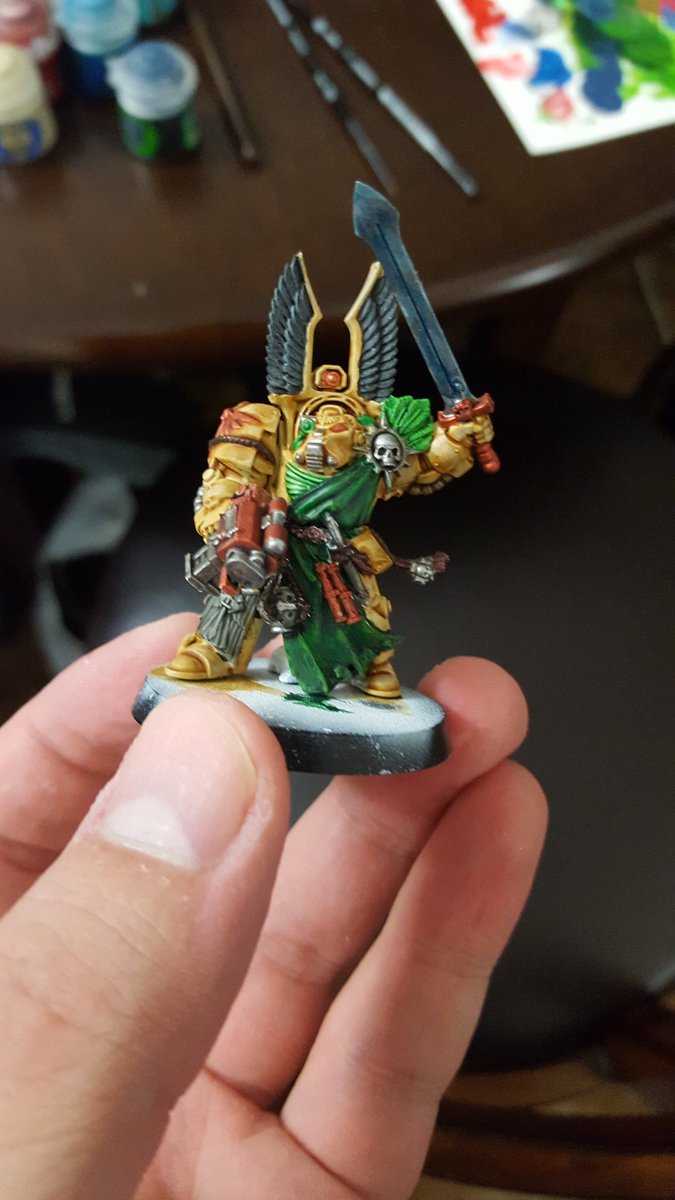 themodelcore's tweet photo. Friend wanted his dark angels army painted chose to do these three first to get a feel for them
#tabletop #40k #darkangels https://t.co/WBunSeifLS