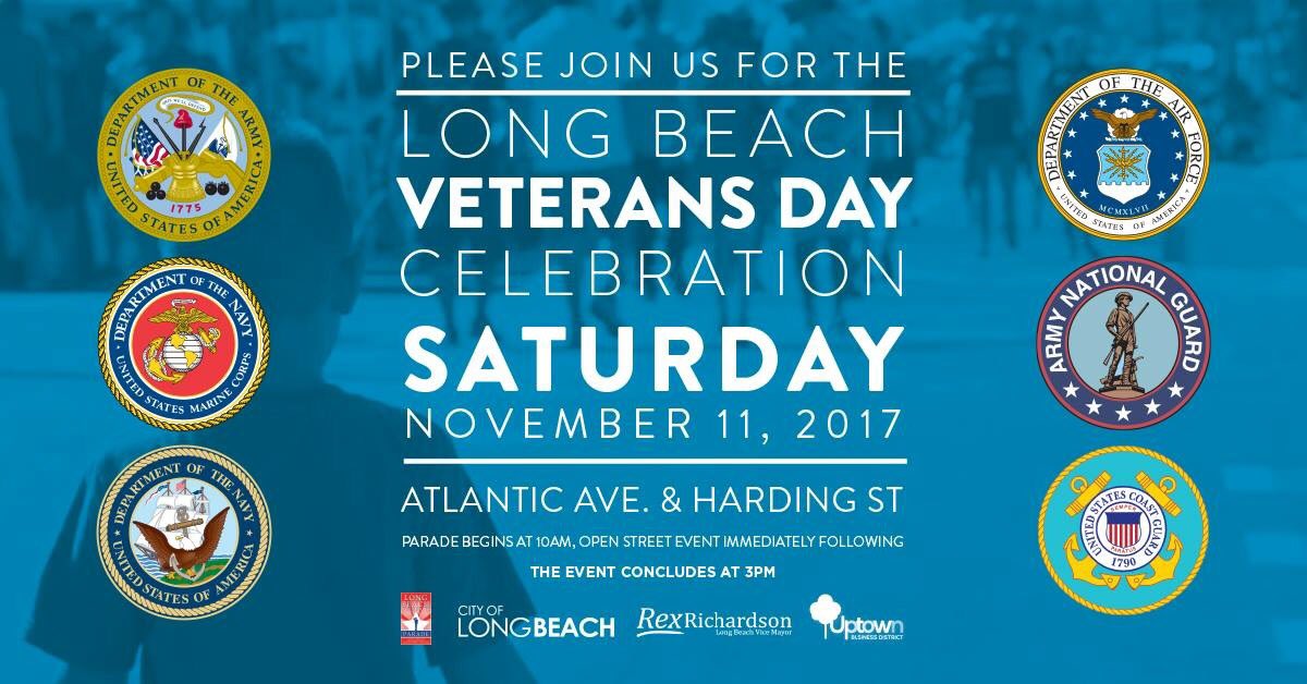 We are proud to invite you to the new 2017 Long Beach Veterans Day Celebration! #northisnow #vetstival #LBhonorsvets