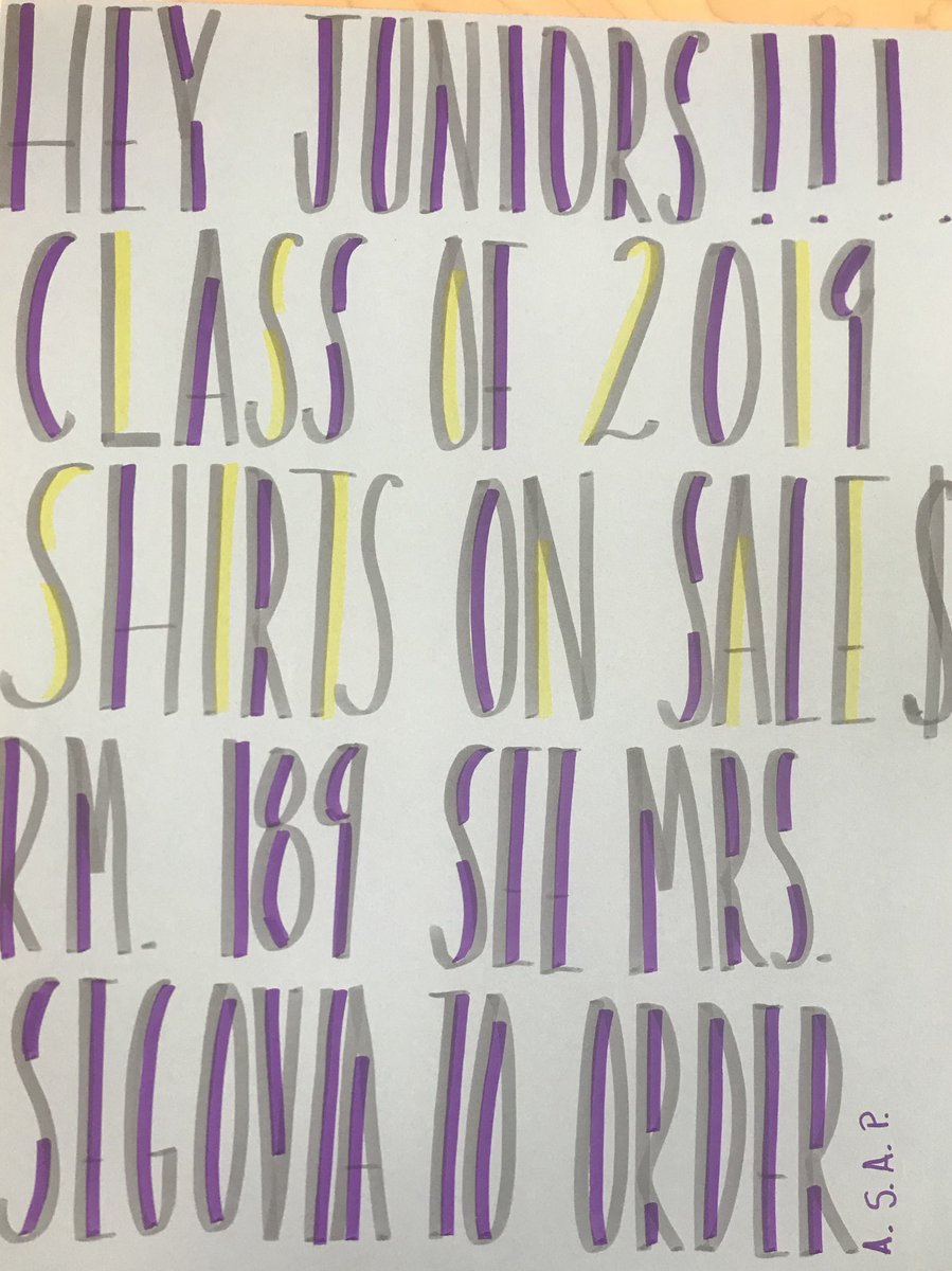 19McHi's tweet photo. #SpreadTheWord #BuyYourClassShirts $15 to Rm 189 https://t.co/ofyJz1vGCx