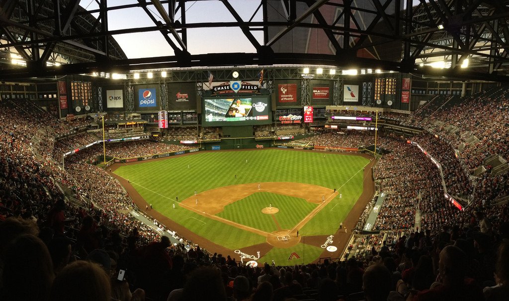 fixafield's tweet photo. RT if you have been to Chase Field, home of the @Dbacks ⚾️ #fixafield https://t.co/LE2SXHBOEw