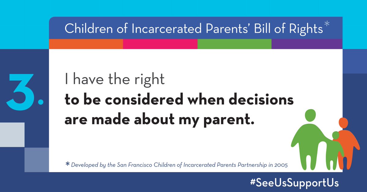 accipp1's tweet image. Day 3 of #8DaysofRights “I have the right to be considered when decisions are made about my parent.” #SeeUsSupportUs #ACCIPP #COIP
