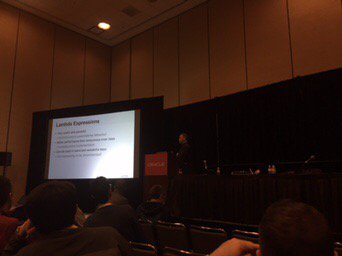 Mind blowing #lambda calculus by @speakjava #javaone2017 @Work_at_Murex