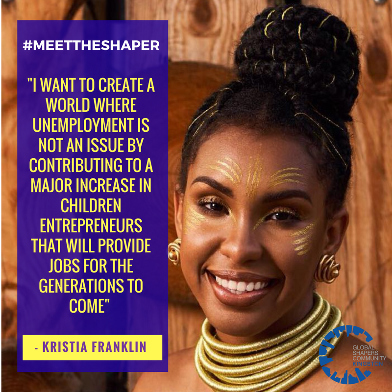kingstonshapers's tweet photo. Meet one of our newest #KingstonShapers Kristia Franklin.  Check out how she's shaping her world at https://t.co/45XsKQojZ8 https://t.co/411YwJ5K0s