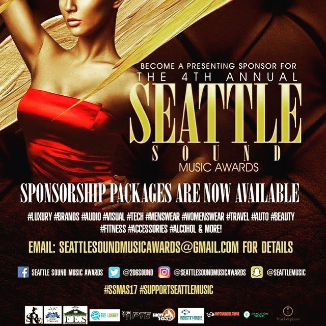 SHeReAdYeVenTs's tweet photo. Become a Presenting Sponsor of The 2017 Seattle Sound Music Awards!!! Seeking #MensFashion #Womenswear #Tech #Alcohol #Beauty #Brands #SSMAs https://t.co/4B5w1DQdZh
