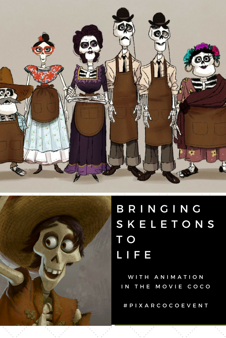 Bringing Skeletons to Life with Animation in the movie Coco #PixarCocoEvent #PixarCoco  <a href="/pixarcoco/">Disney•Pixar's Coco</a> raisingthreesavvyladies.com/2017/10/bringi…