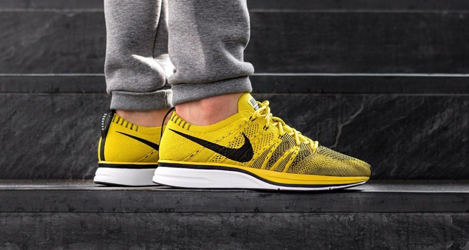 nike flyknit trainer bright citron 