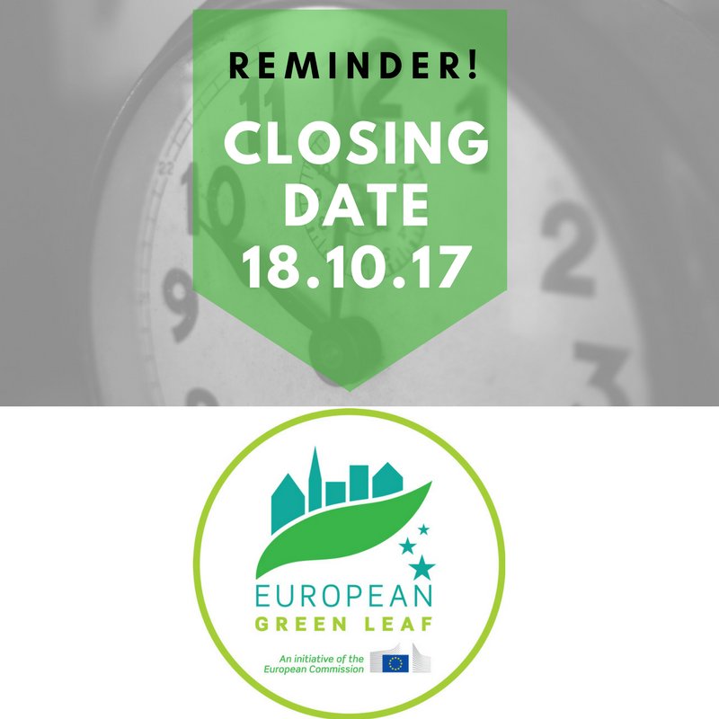 ICLEI_Europe's tweet image. 🗓️You still have until 18 October to apply for the #GreenLeafAward 🍃🍃
bit.ly/2xX4ezf