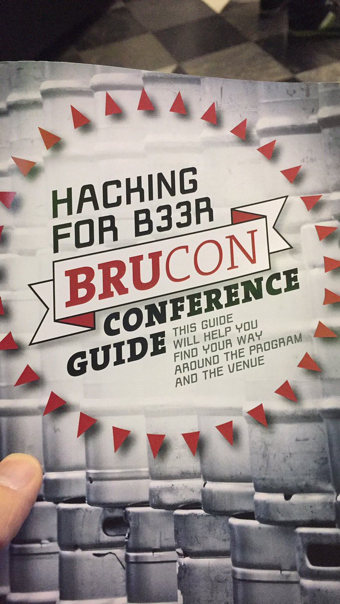 SecurityAS's tweet photo. This is gonna be fun! @brucon https://t.co/NtOOcshl1t
