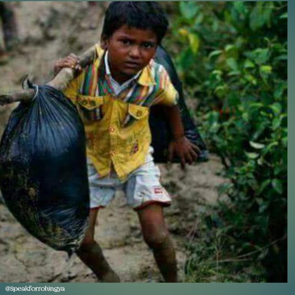 ForRohingya's tweet image. How easeful life is being passed by Rohingya minors.
Are they deserved of it..?