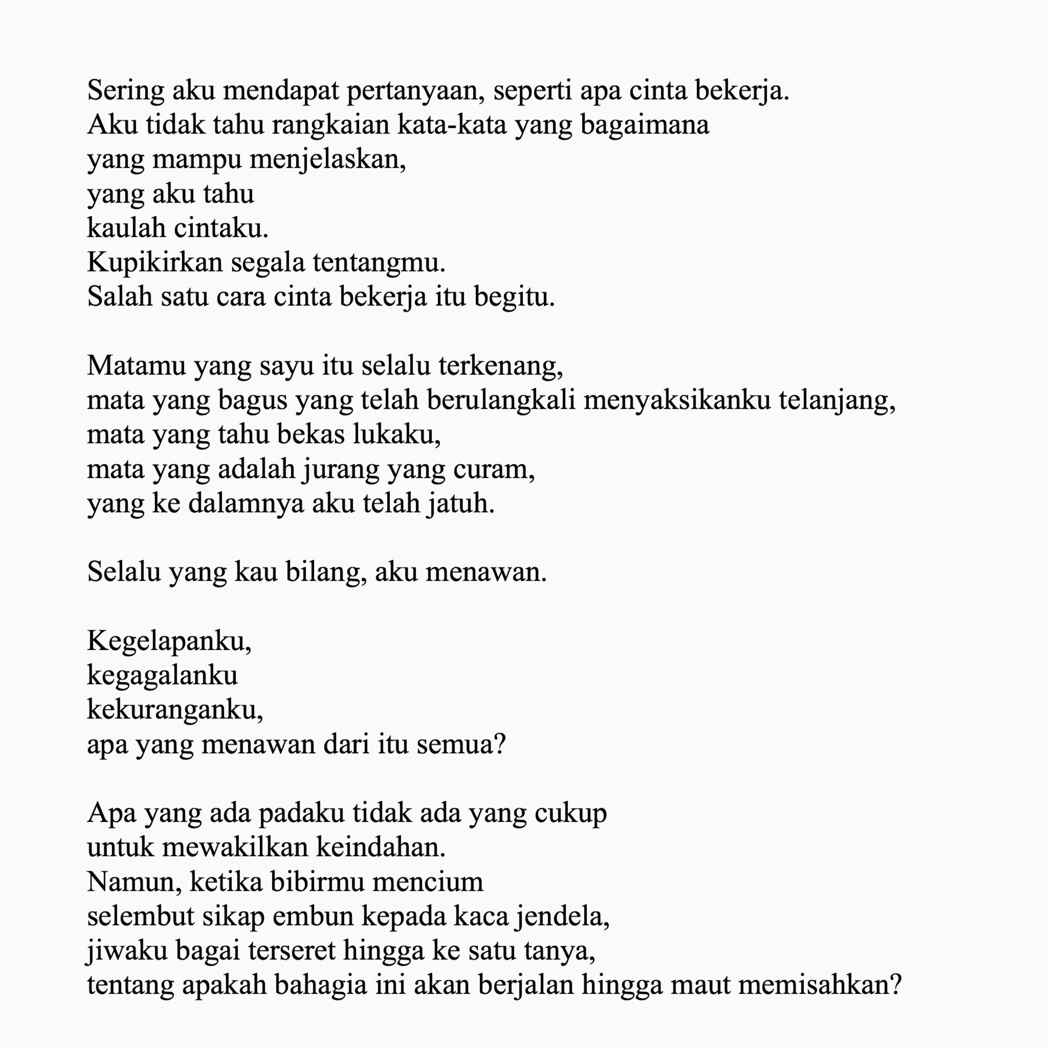 Zarry Hendrik On Twitter Jangan Datang Lagi