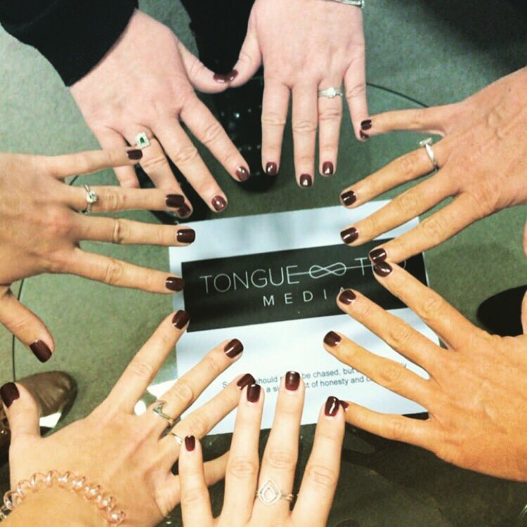 TTProductions_'s tweet photo. Must be autumn. Dark nails all round ๐
๐ฝ #summersdone https://t.co/uGOi94hWzD