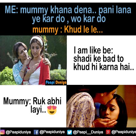 Paapi__Duniya's tweet photo. Emotional Drama With Mom 😜😍
 Sach me ma jaisa koi nahin 💖
#MOM #Love 
#EmotionalThing https://t.co/1ZkyVlc6Ls