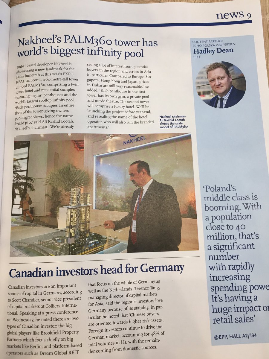 C_Fougeres's tweet photo. #Nakheel in #ExpoReal2017 #daily #news #Day2 #PALM360 @Inn_Tweets https://t.co/9lWFw3nC42