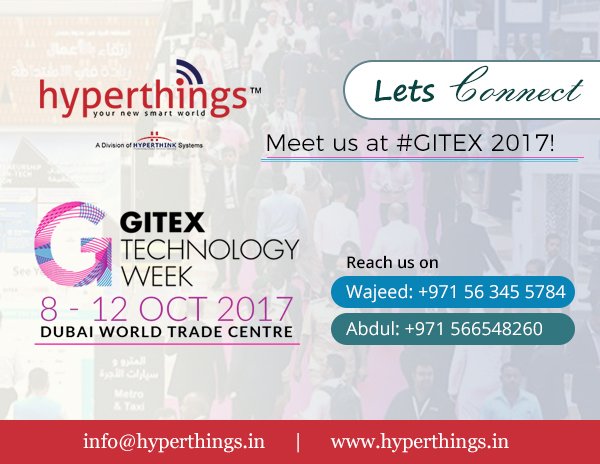 thingshyper's tweet photo. Meet Team @thingshyper in Dubai| 08-12 OCT 2017| @GITEXTechWeek    #GITEXInDubai #GITEX #IoT #startup #Gitex2017 #DWTC #TechnologyExpo #Tech https://t.co/WxXGENi9lB