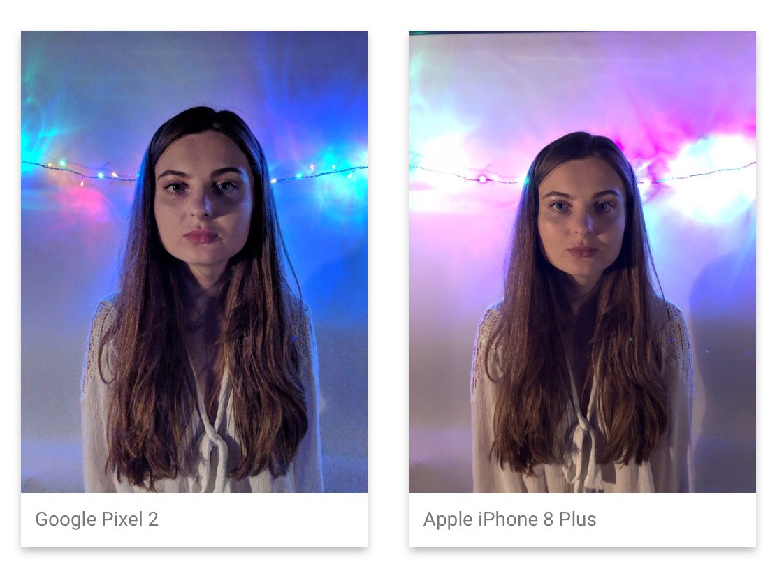 Google Pixel vs iphone 8 Plus камера