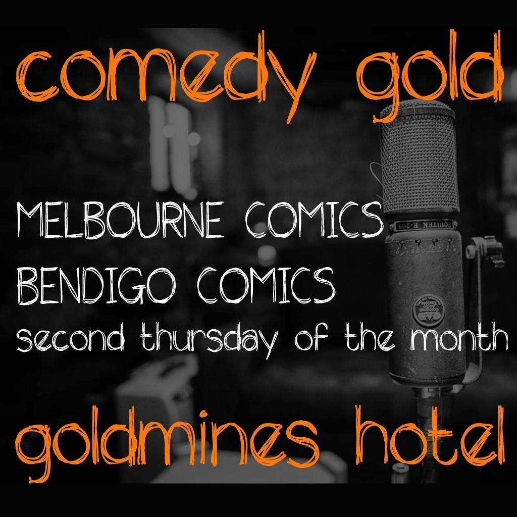 BendigoComFest's tweet photo. October 12 Thursday 8pm – Goldmines Comedy Cellar https://t.co/oRXy1wvj39 https://t.co/mzuRw4pcXr