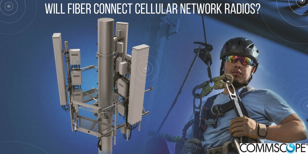 CommScope's tweet photo. Don't miss today's blog from @OxleeWes: Top #Fiber Questions: Will fiber connect cellular #network radios? https://t.co/6RGyCsrlbT #fibre https://t.co/x6E35DRf2h