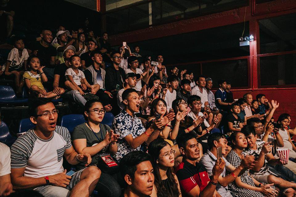 CocobayOfficial's tweet photo. Audiences are where inspiration come from 
#cocobay #cocochampionship #johnnytringuyen #martialarts #danang #vietnam https://t.co/qeLvlwB14h