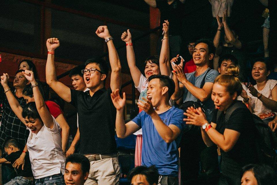 CocobayOfficial's tweet photo. Audiences are where inspiration come from 
#cocobay #cocochampionship #johnnytringuyen #martialarts #danang #vietnam https://t.co/qeLvlwB14h
