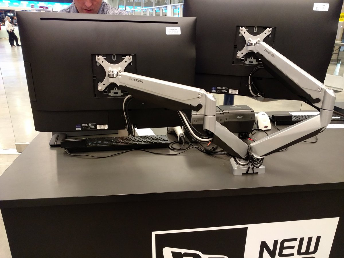 KennyFarnsworth's tweet photo. @LoctekOfficial The new UT Jazz team store looks great with our new Model D7D arms keeping everything up. https://t.co/zD8VWISmRV