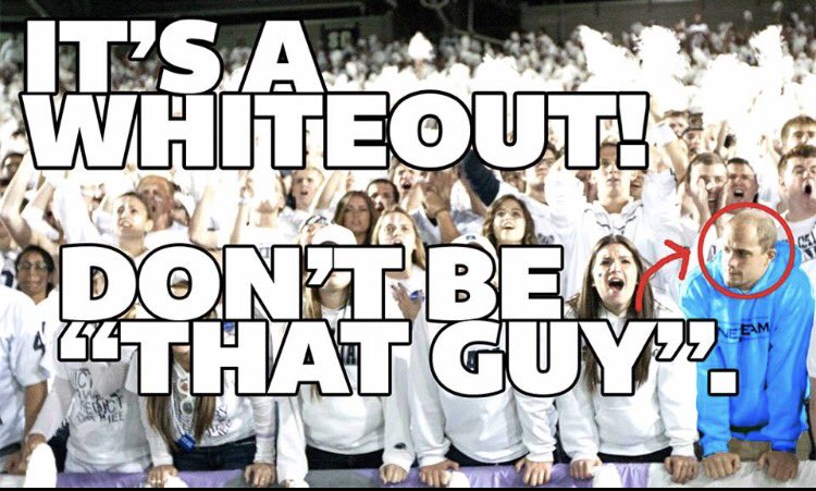 Dawg_Housse's tweet image. Had to steal this!! "Don't be that guy " 10,000 strong! #ISUBengals #DigDeep